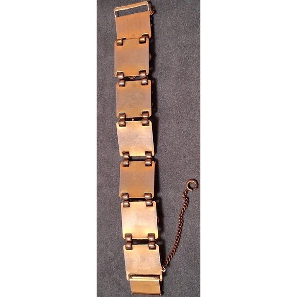 Victorian Revival Panel Bracelet Dragons Breath Buddah Fragonard - Picture 11 of 11